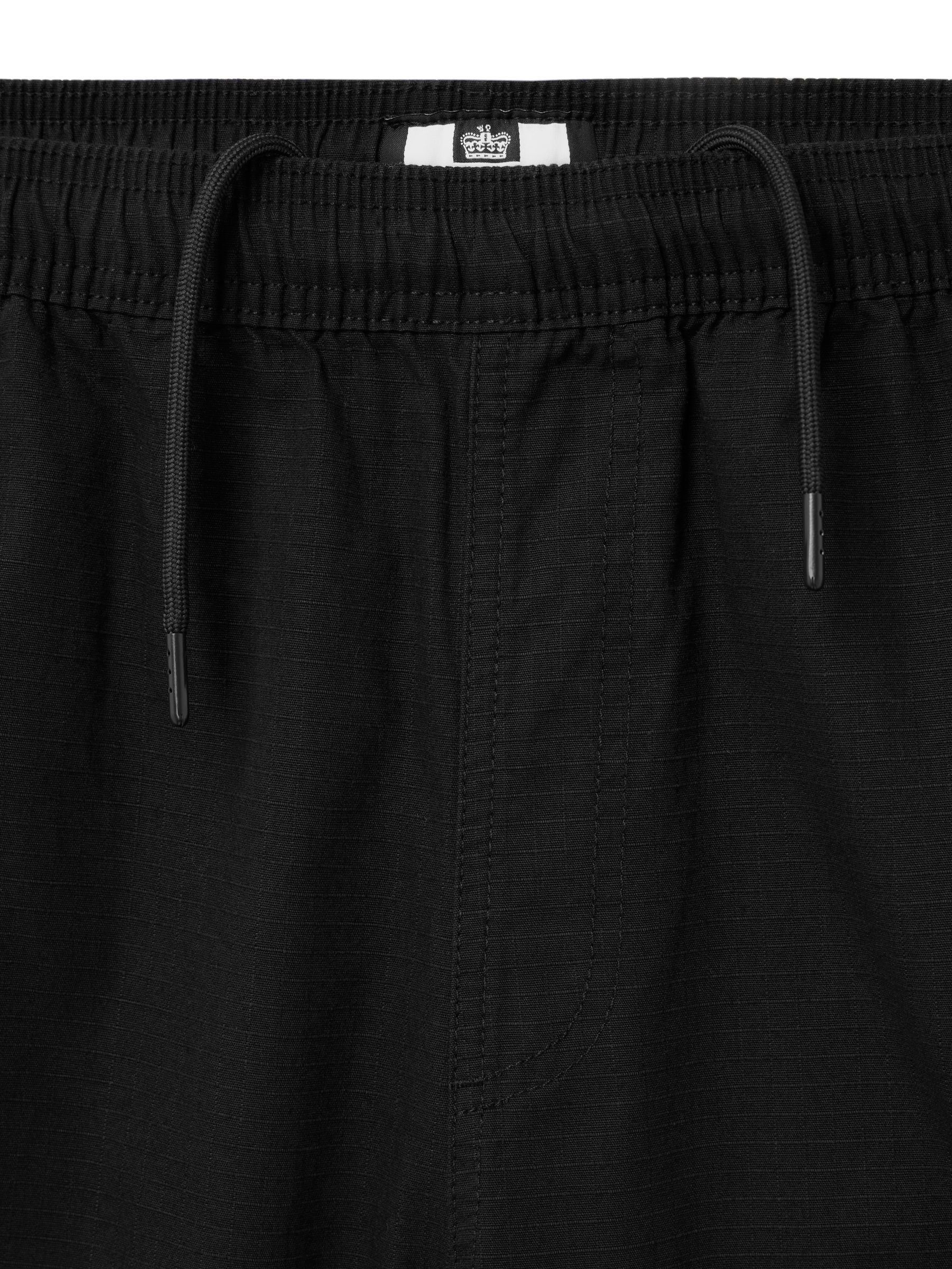 Weekend Offender Pianemo Cotton Ripstop Black Joggers