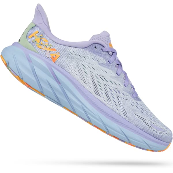 Chaussure running HOKA ONE ONE CLIFTON 8 W BABY LAVENDER/SMOKE GREEN