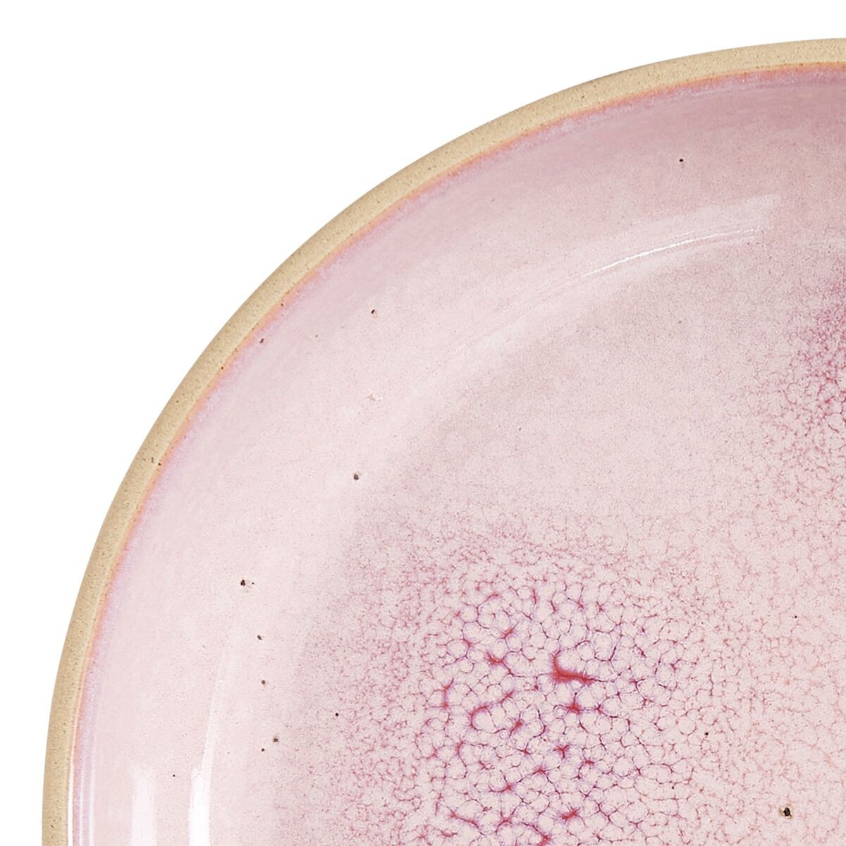 Minerals lav skål 22 cm 4-pakning, rose quartz