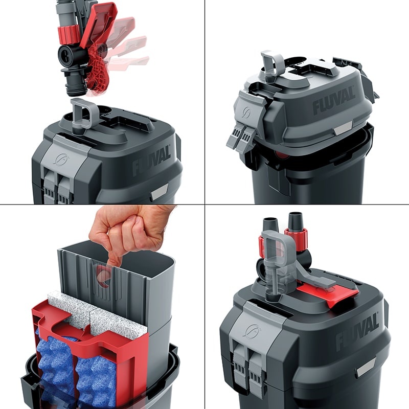 Fluval 107 Buitenfilter | Nieuwe prestatie-upgrades dan ooit tevoren