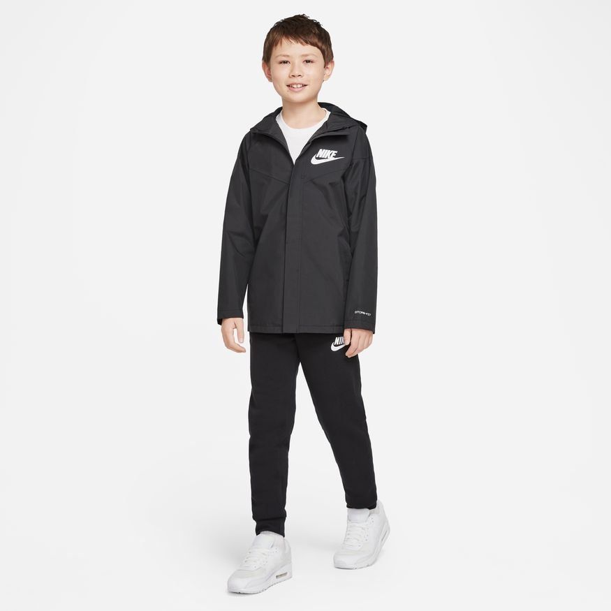 Nike NSW Storm-FIT Coupe-Vent Veste - Noir/Blanc Enfant