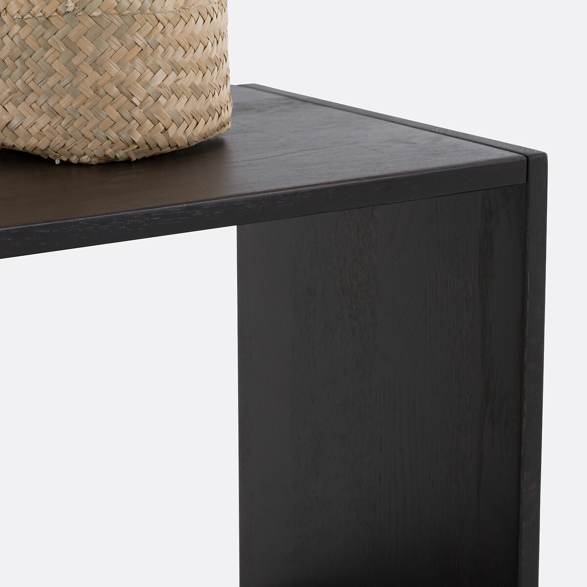 LA REDOUTE INTERIEURS<br>Cubo de arrumação, conjunto de 2, carvalho maciço, Edgar