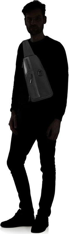 Samsonite - Biz2Go Slingbag - Zwart - Duurzaam Materiaal