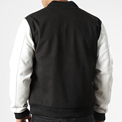 Veste Zippée 3119 Noir Blanc