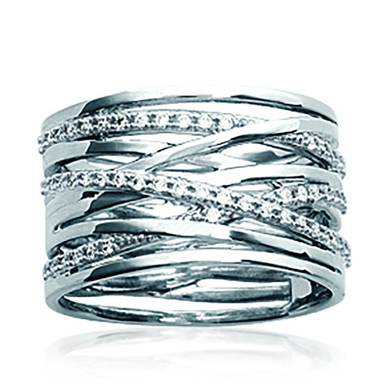 Bague Femme - Argent 925 - Oxyde de zirconium