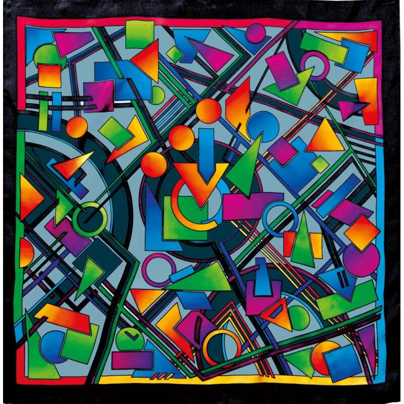 Carré 100% soie - 90x90cm Absquare - Blanc