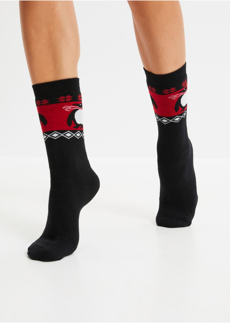 Lot de 3 paires de chaussettes thermo avec intérieur éponge doux et nœud en satin