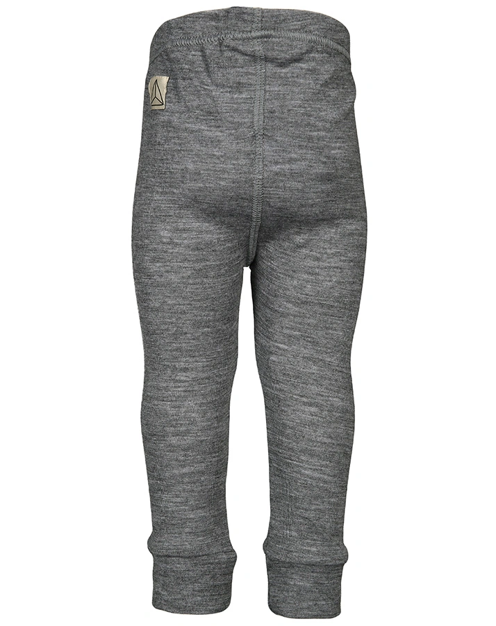 Woll-Leggings FINN in dunkelgrau melange