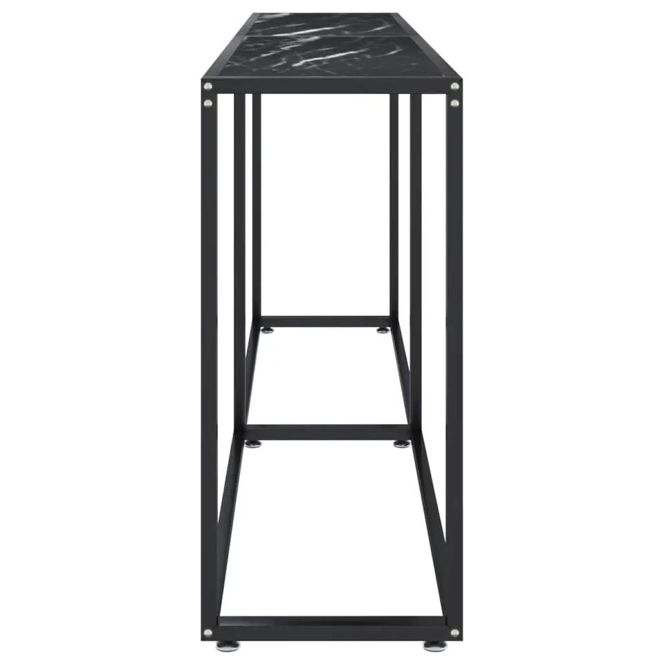 vidaXL - Wandtafel - Zwart - Glas