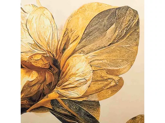 Toile imprimée en parchemin