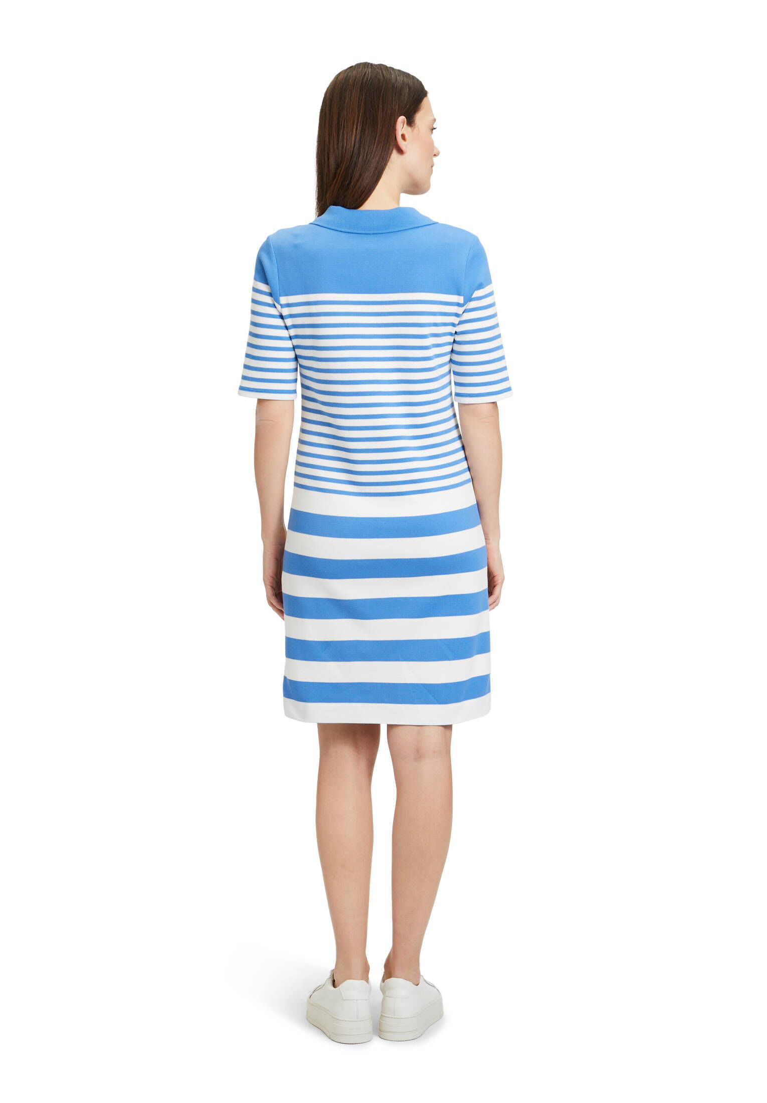 Betty & Co| Damen Sweatkleid mit Kragen