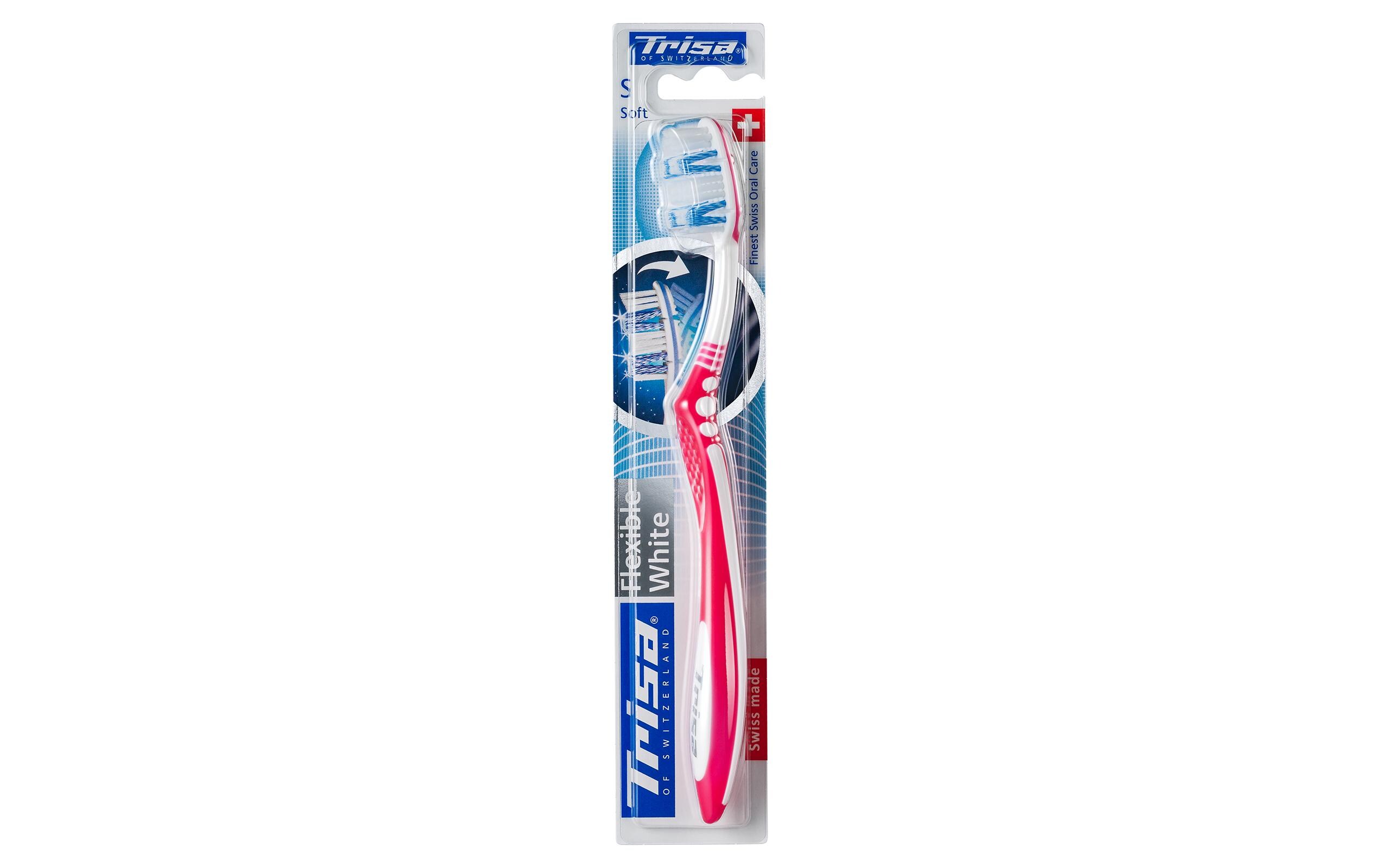 Handzahnbürste Flexible White soft assortiertZahnbürste mit Whitening-Borsten