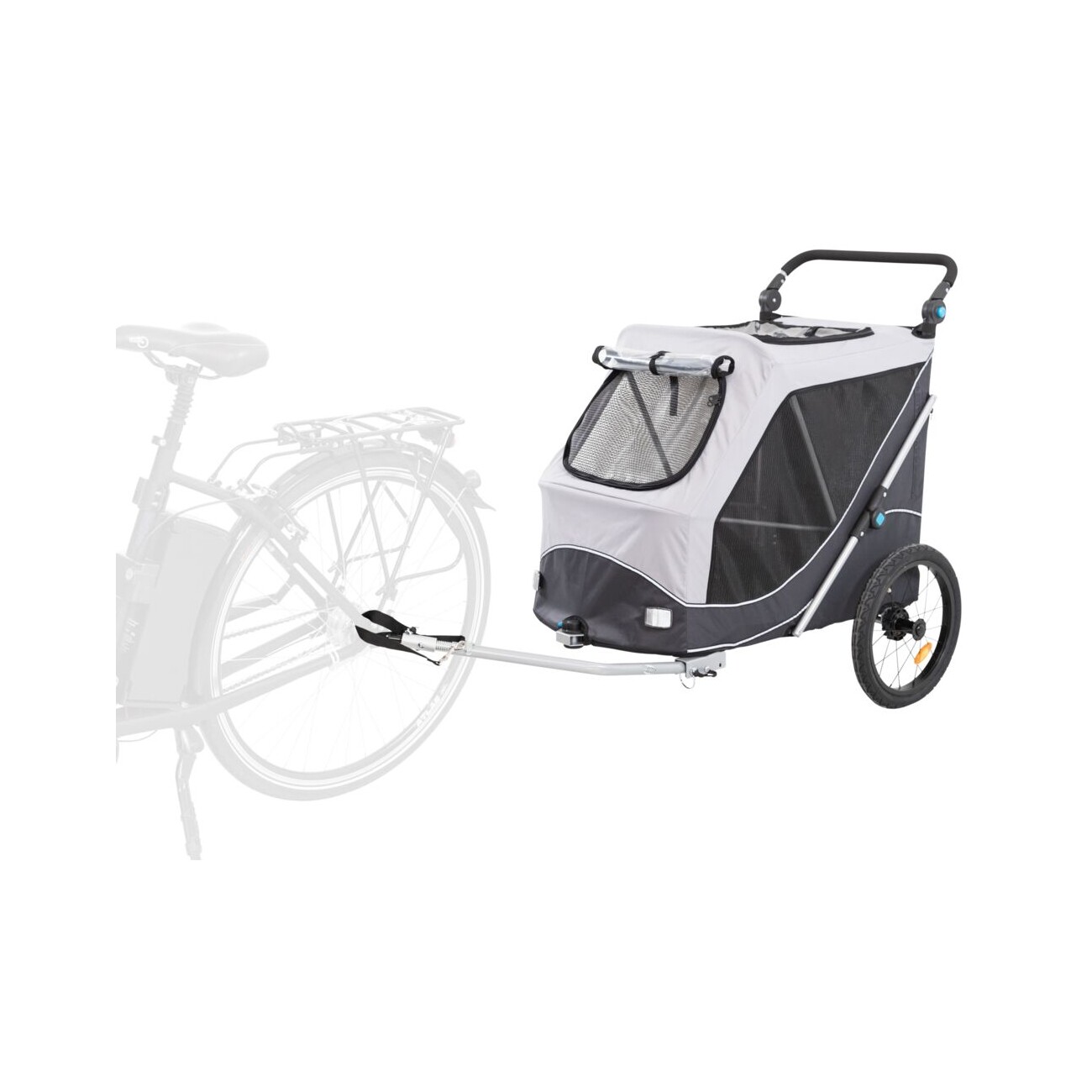 Trixie Hunde-Fahrrad-Anhänger, Größe L