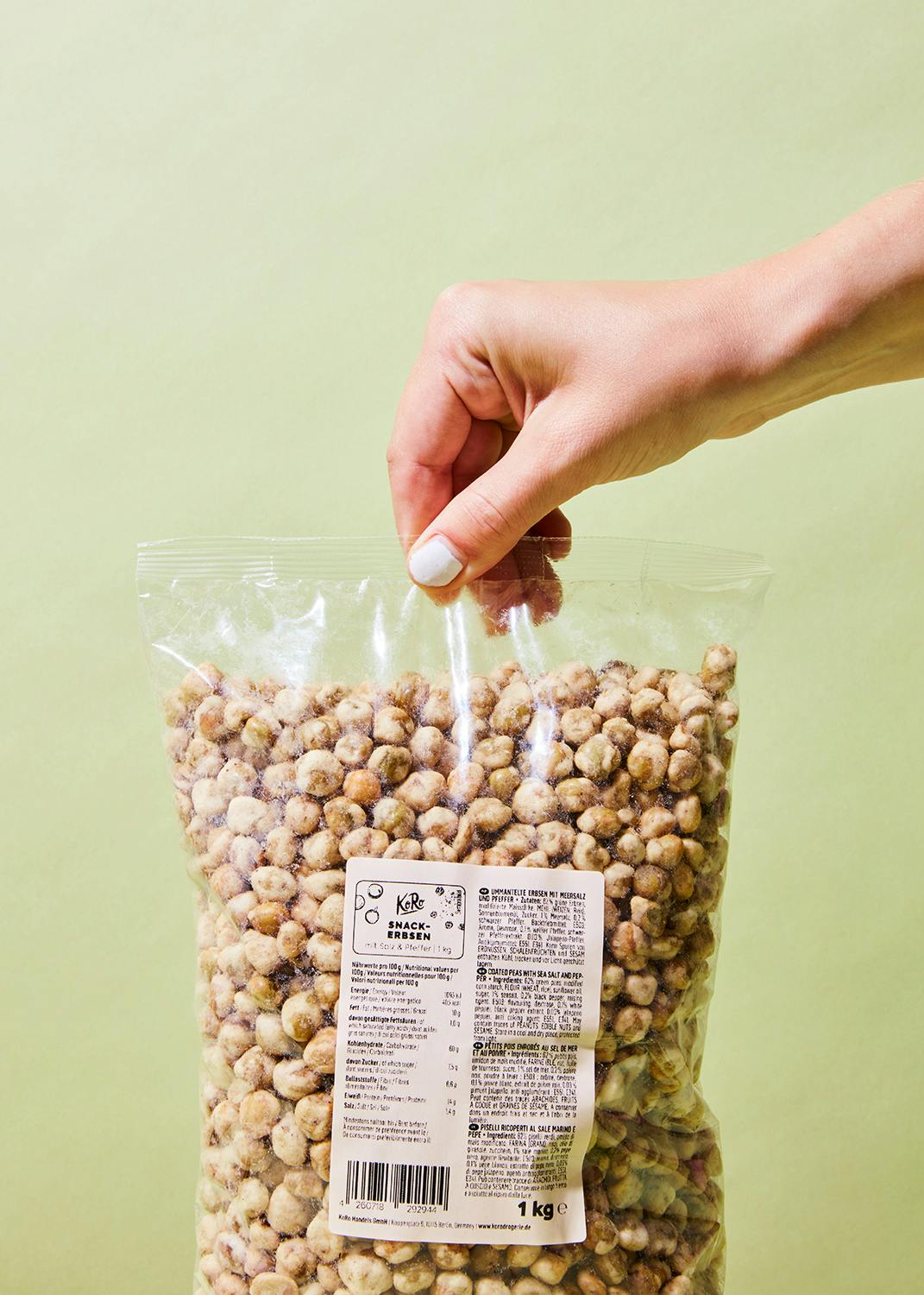 Snack Erbsen mit Salz und Pfeffer 1 kg
