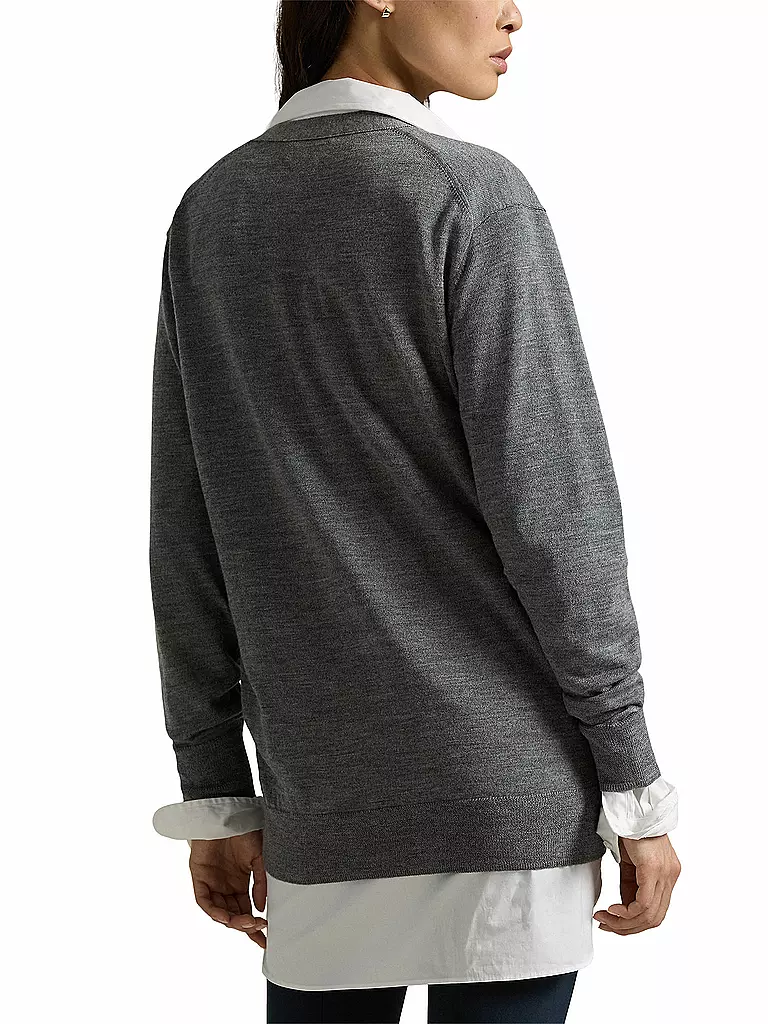 POLO RALPH LAUREN Strickjacke grau