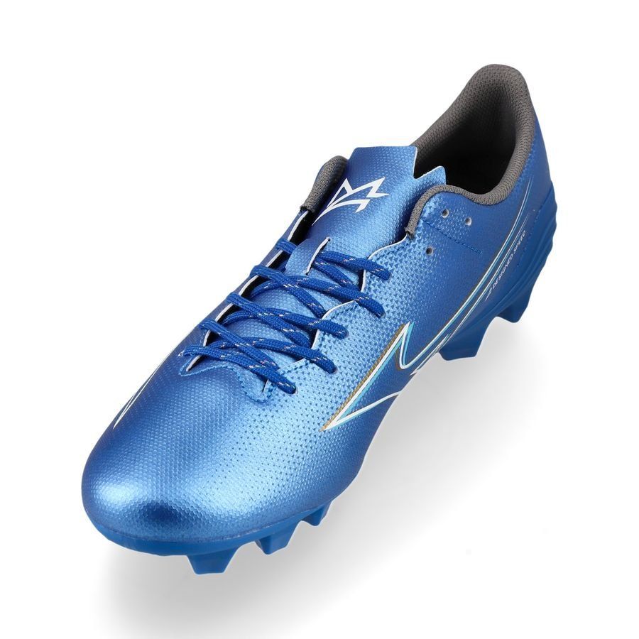 Mizuno Alpha Select FG/AG Mugen - Bleu/Blanc/Doré