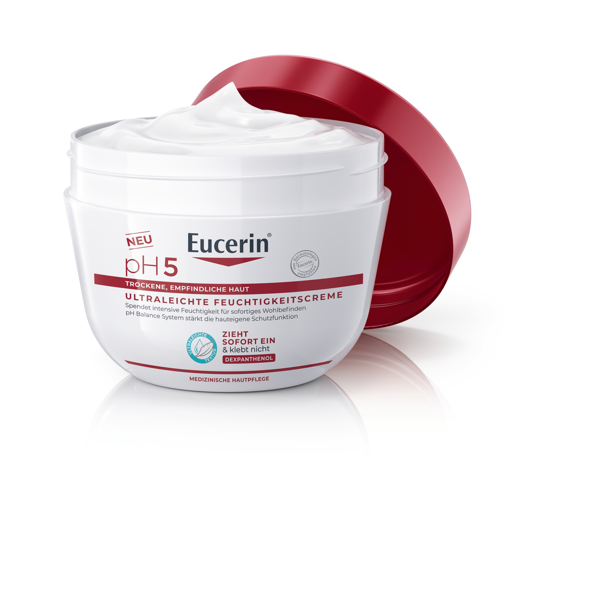 EUCERIN pH5 Feuchtigkeitscreme<br>350 ml, Creme, ultraleicht