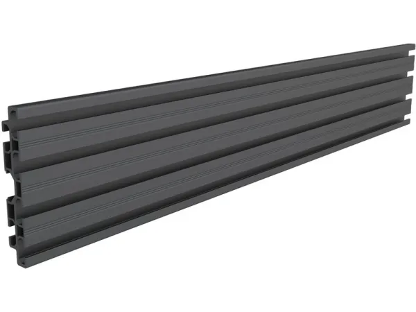 Multibrackets PRO Single AL rail - Komponenter til montering (monteringsskinne) - for videovæg - aluminium - sort
