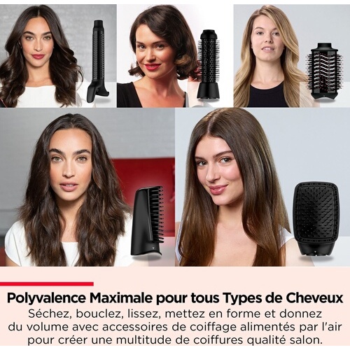 Brosse coiffante Revlon One-Step Blow-Dry Multi Air Styler 5 en 1 avec brosse ovale Revlon originale - RVDR5371