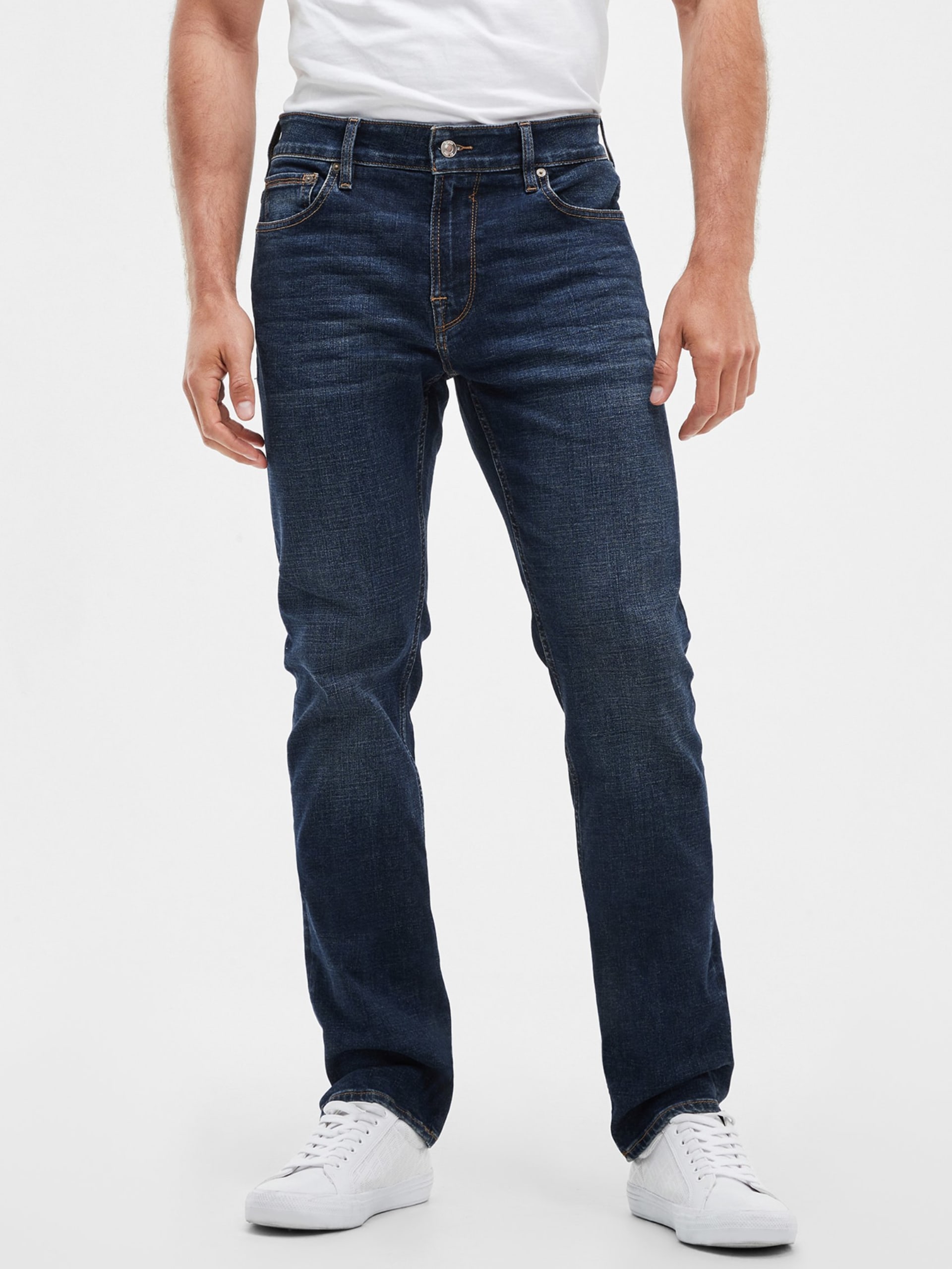 Calça jeans reta ecológica