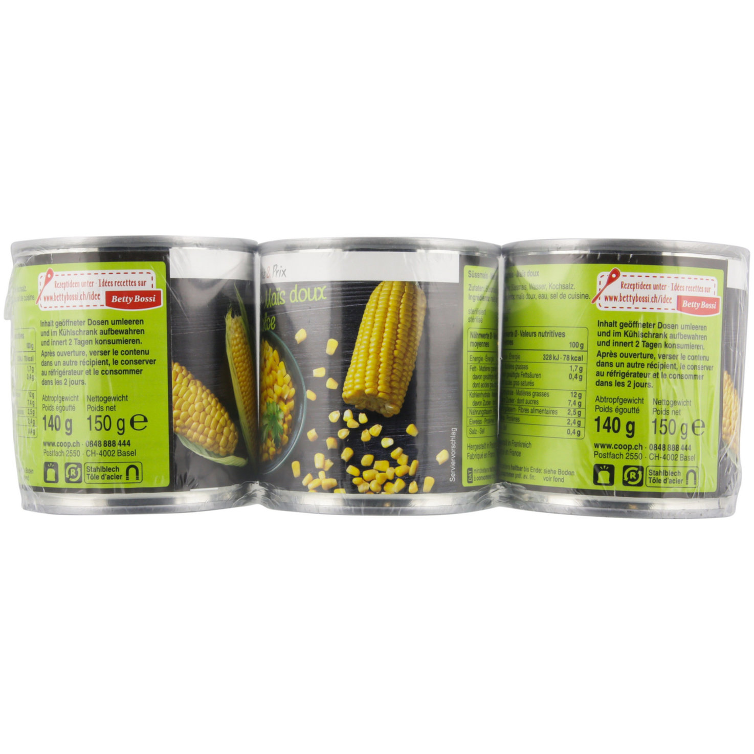 Süssmais 3x140g