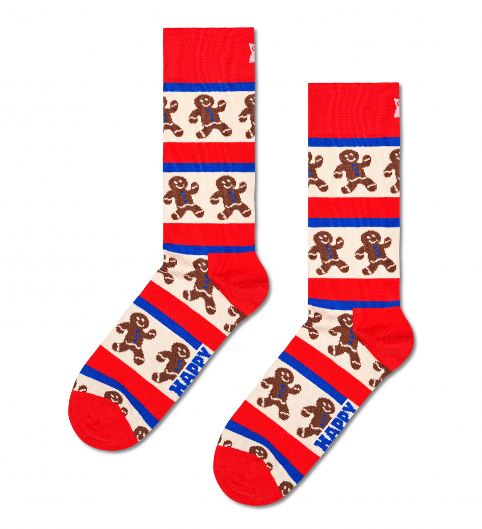 Happy Socks Gingerbread Stripe Sock Socken in Mehrfarbig