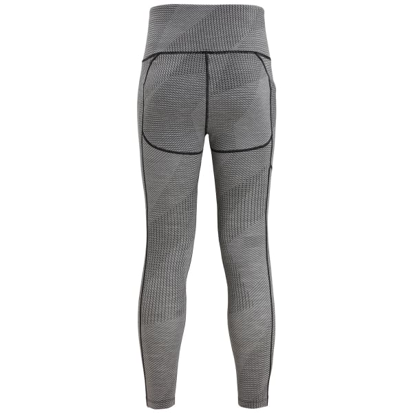 Collant running ICEBREAKER W FASTRAY HIGH RISE TIGHTS GRIDLINES METRO HTHR/BLACK/AOP