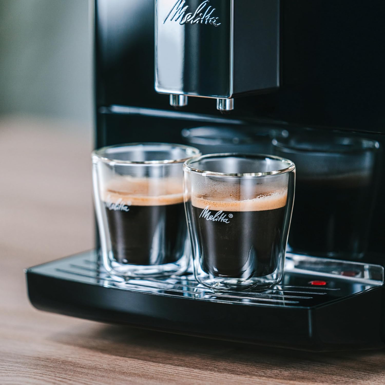 Melitta, Purista, Argent, F230-101 Machine à Café et Expresso 1L Automatique avec Broyeur à Grains, Compacte, Silencieuse