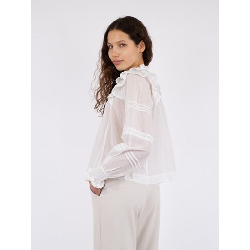 Neo Noir Simkie S Voile Bluse, White, 34