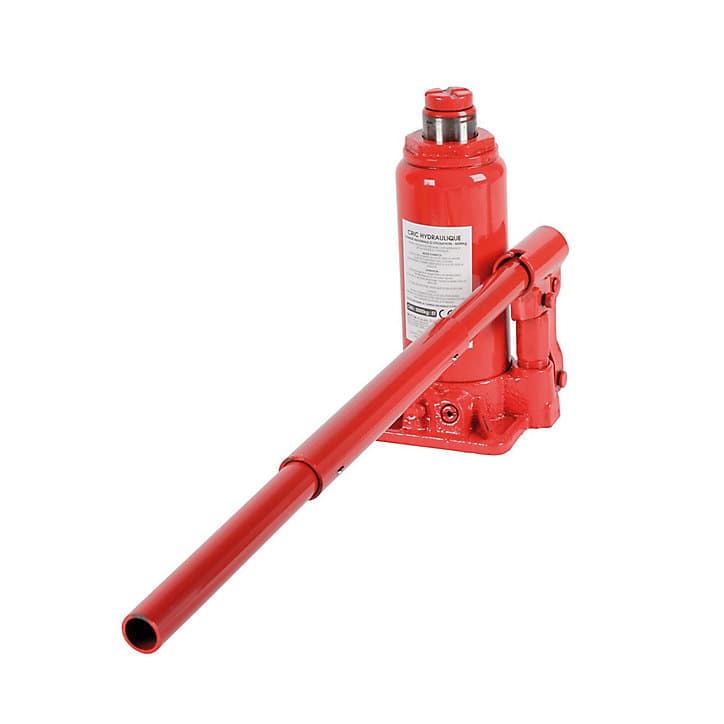 Cric hydrolique 5 tonnes hauteur de levage de 195 à 380 mm