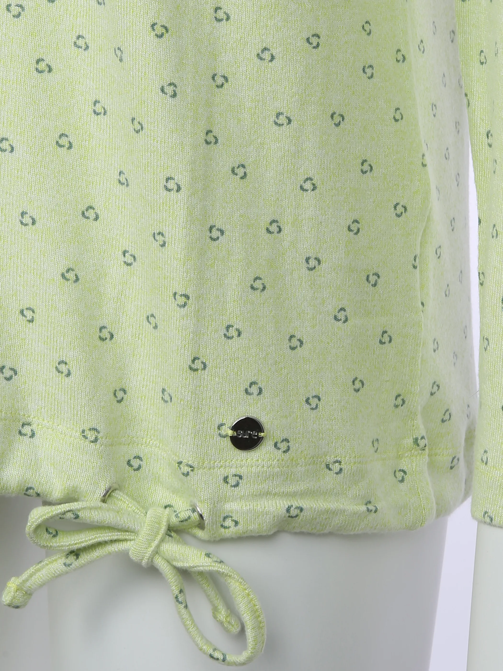 Damen Feinstrickshirt mit Minimalprint