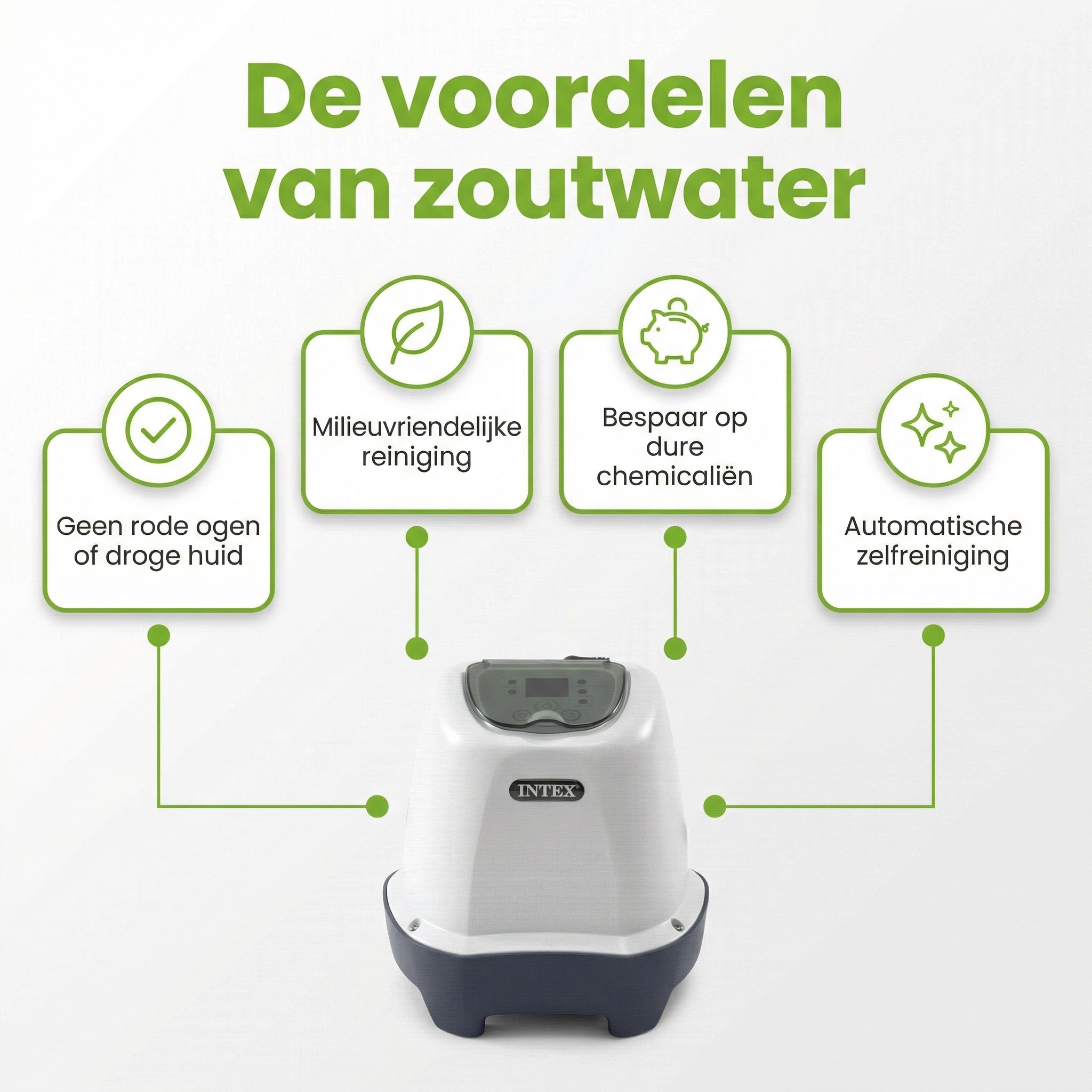 Intex QS200 zoutwatersysteem - 8.327 liter
