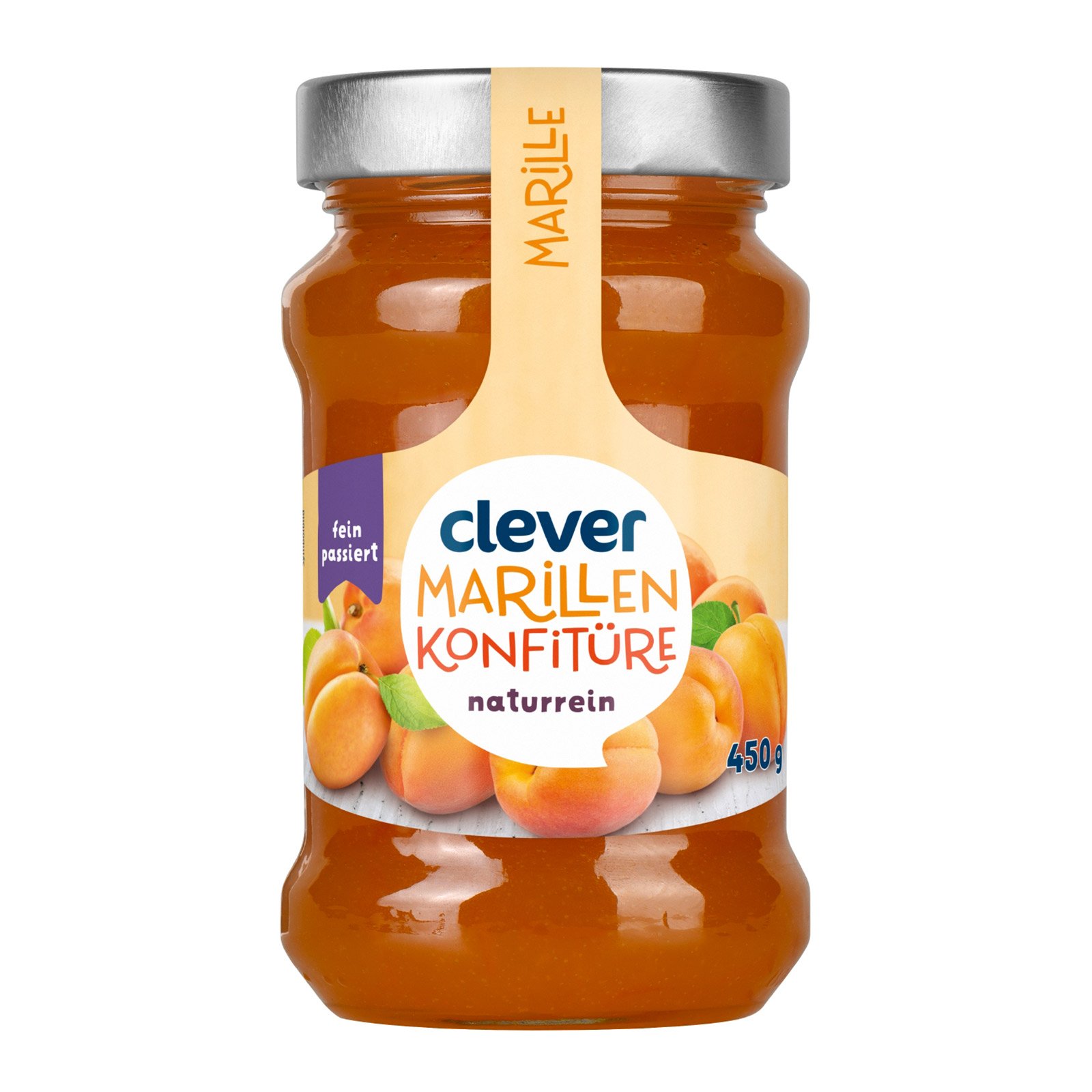 Clever Marillen Konfitüre Extra Passiert