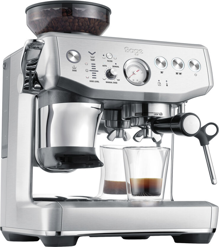 SAGE The Barista Express Impress Brushed Steel Brushed steel