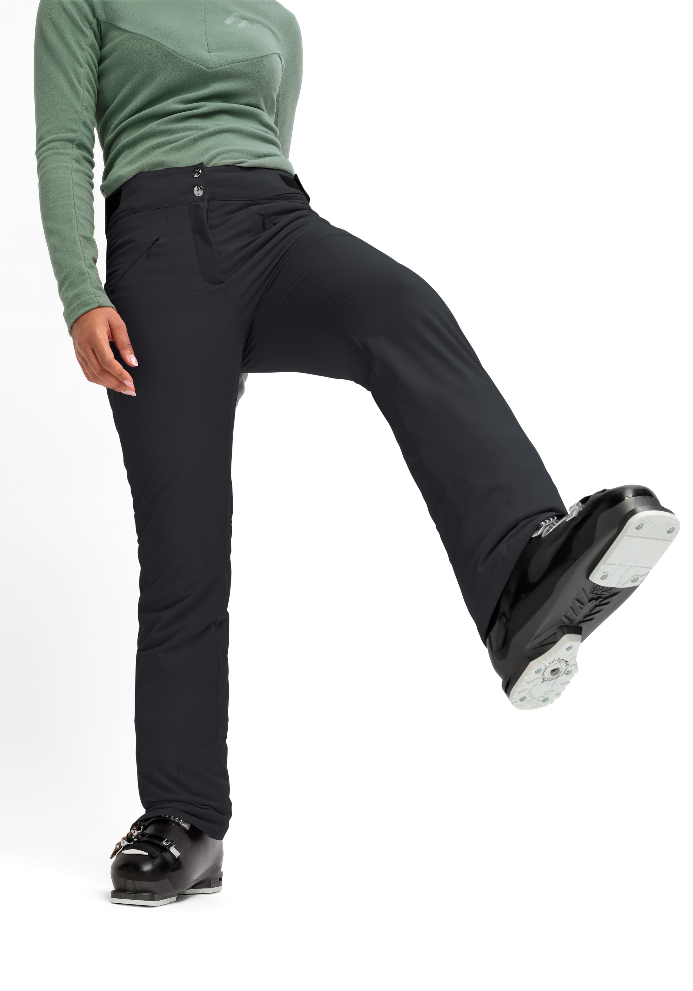 Maier Sports Skihose »Allissia slim 2.1«  Damen Schneehose, wind- und wasserdicht, 2 RV-Taschen, Slim Fit