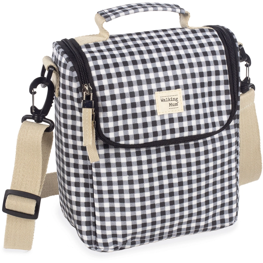 Walking Mum Thermotasche I Love Vichy schwarz
