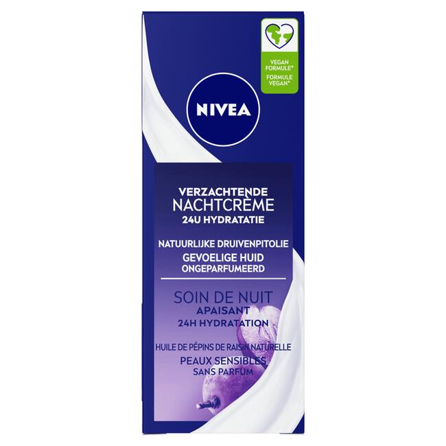 NIVEA Essentials +24H Sensitive Nachtcrème 50 ML