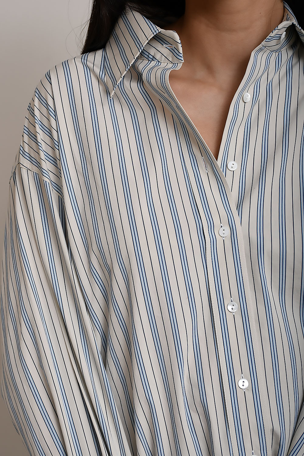 Striped cotton shirt