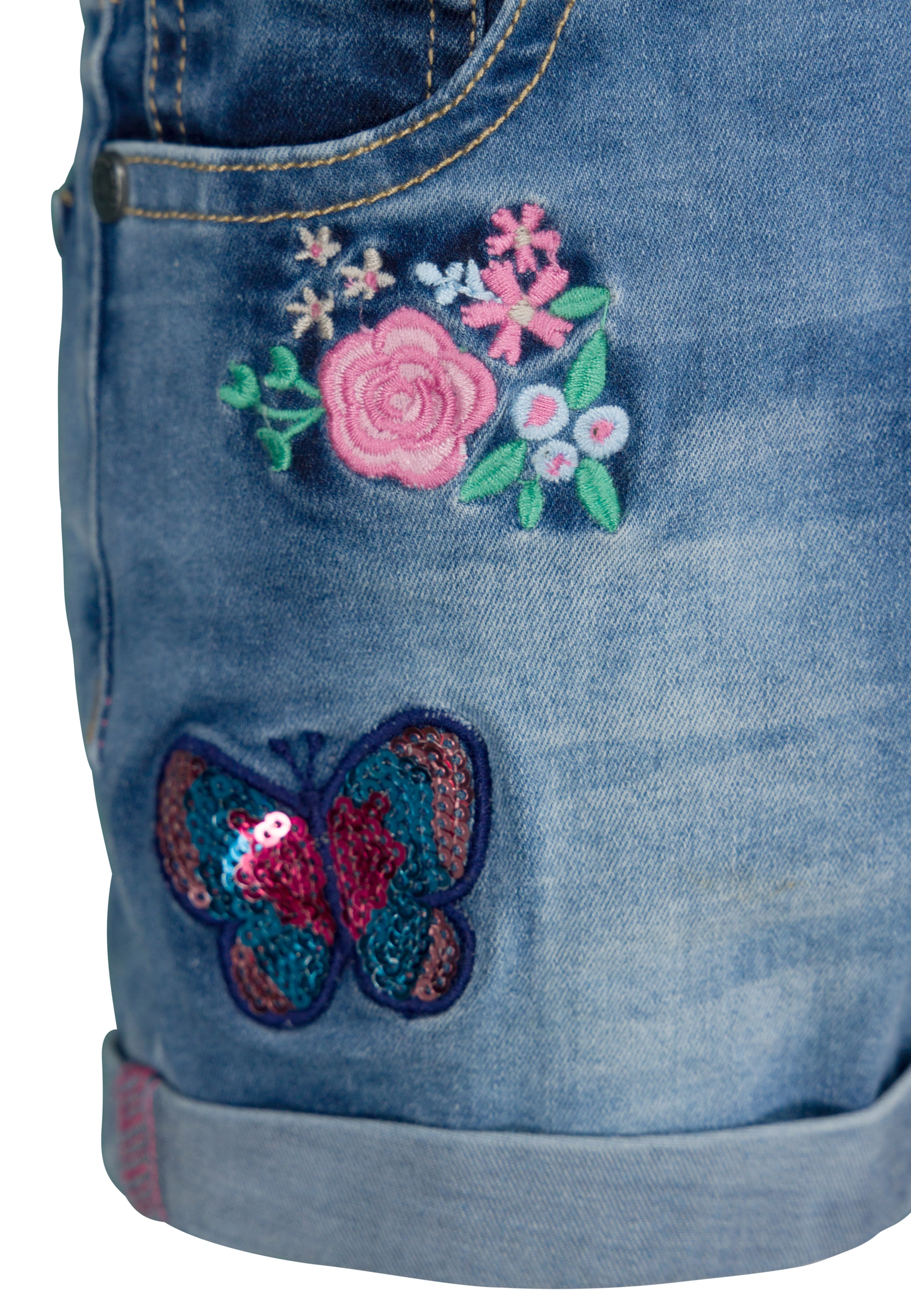 Jeans-Shorts HORSE in mid blue