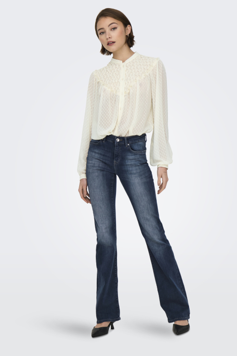 Only ecru dames blouse