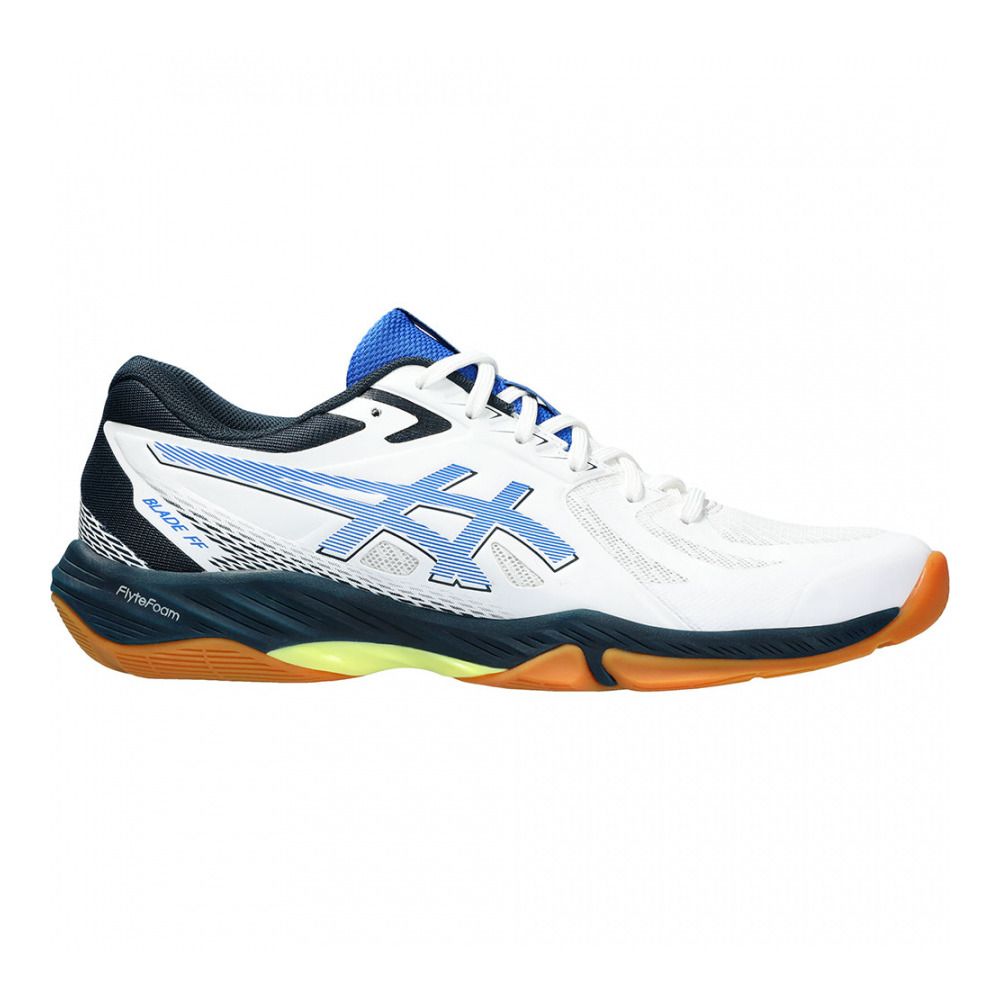 Asics BLADE FF - Chaussures handball Homme white/illusion blue