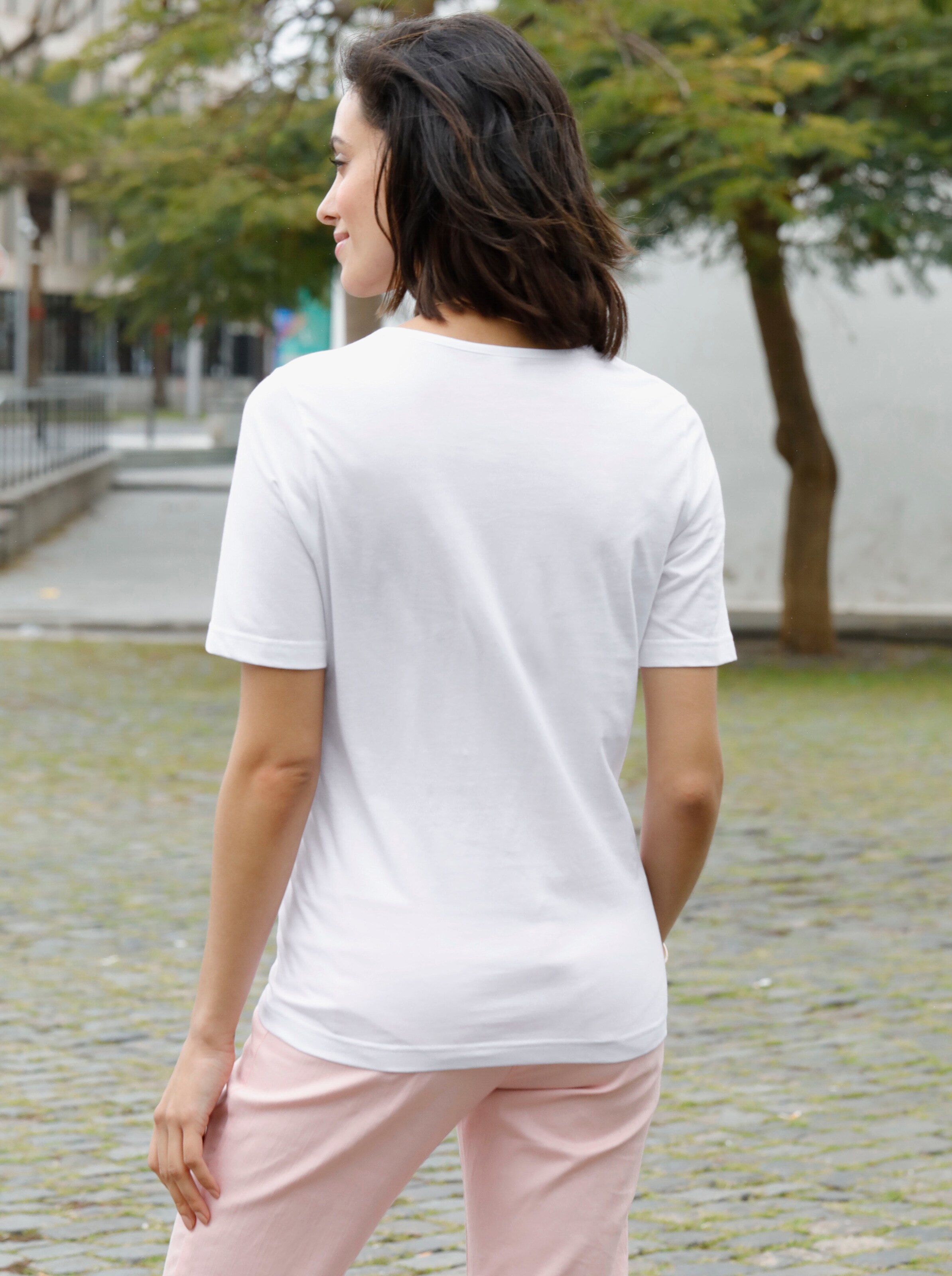 Rundhalsshirt