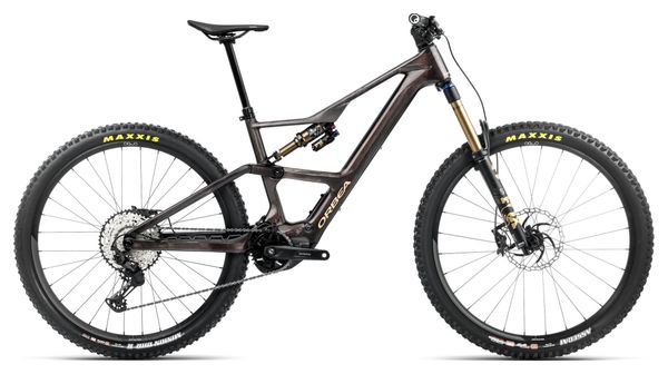 VTT Électrique Tout-Suspendu Orbea Rise LT M10 Shimano Deore XT/SLX 12V 420 Wh 29'' Gris Cosmic Carbon View 2025