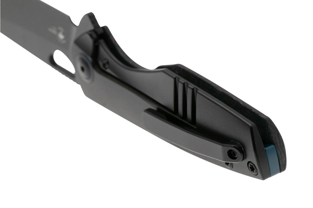 Kizer Sparrow Ki3628A3 Black PVD CPM 20CV, Fat Carbon Medusa/Titanium zakmes, Vincent Rizzo design