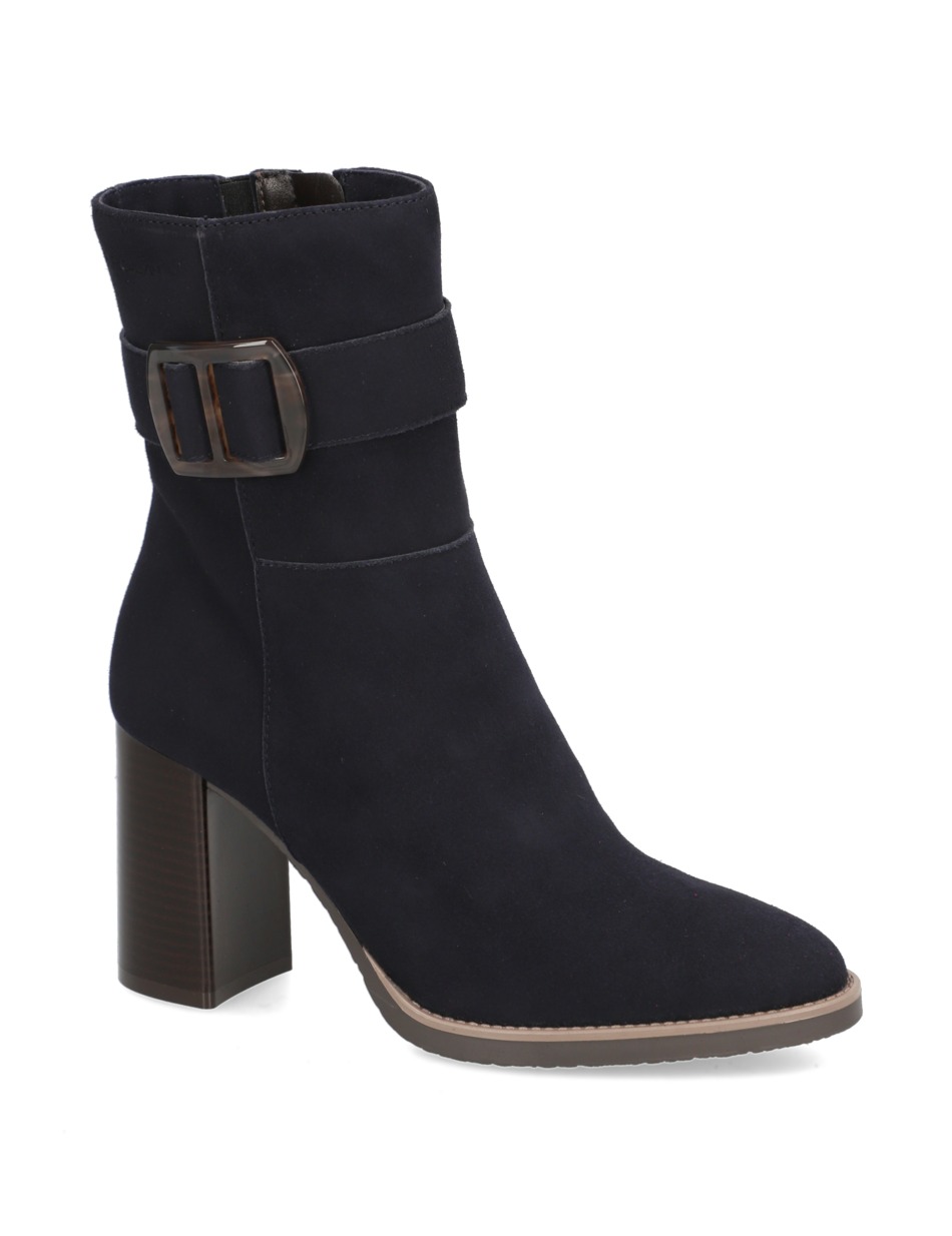 Veloursleder Stiefelette