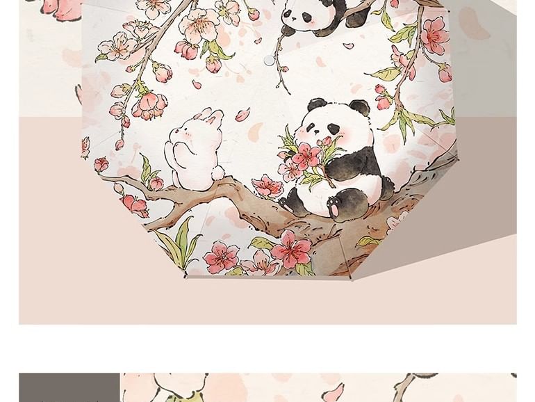 Fenmo - Panda Handmatige/Automatische Compacte Paraplu (Diverse Uitvoeringen)