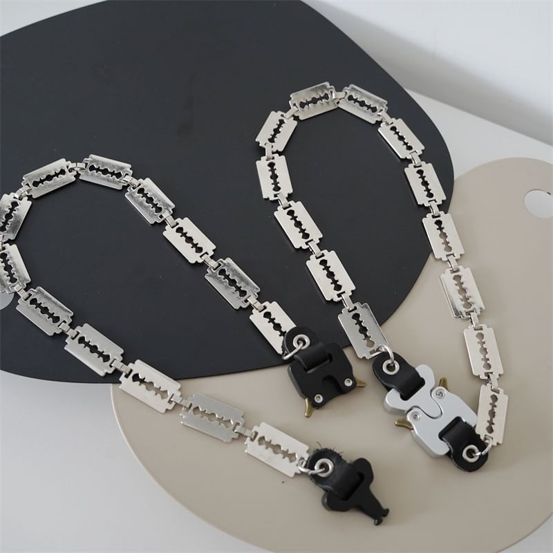 BABLIBU - Scheermesgesp legering ketting