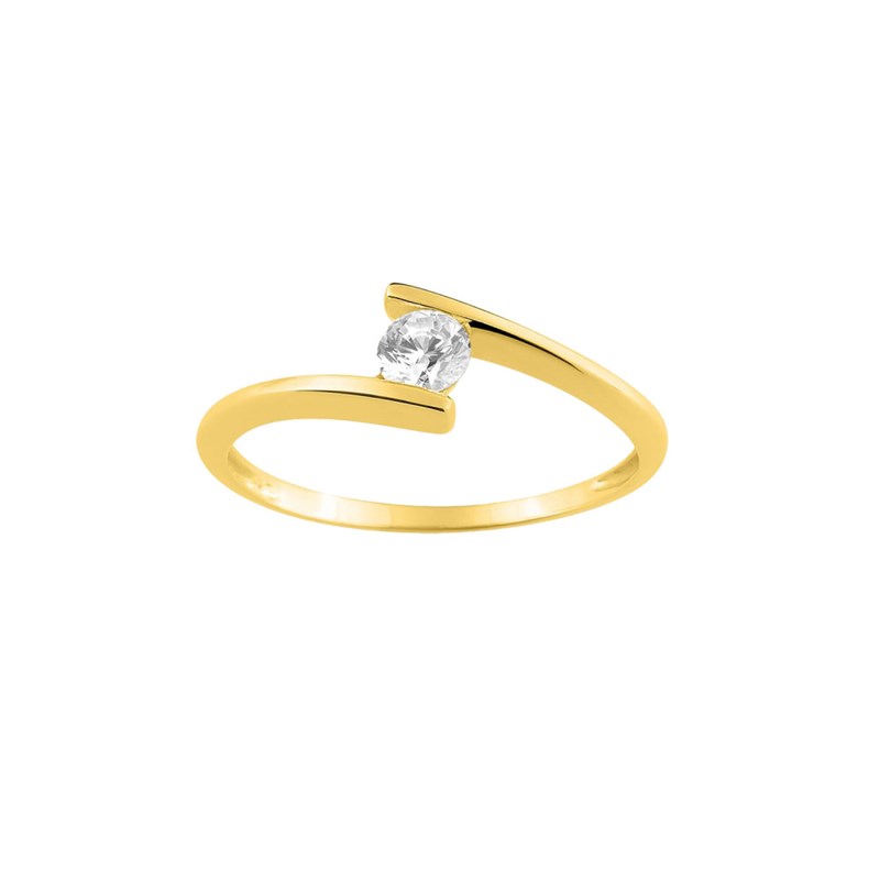 Bague Femme - Oxyde de zirconium - Or 18 Carats