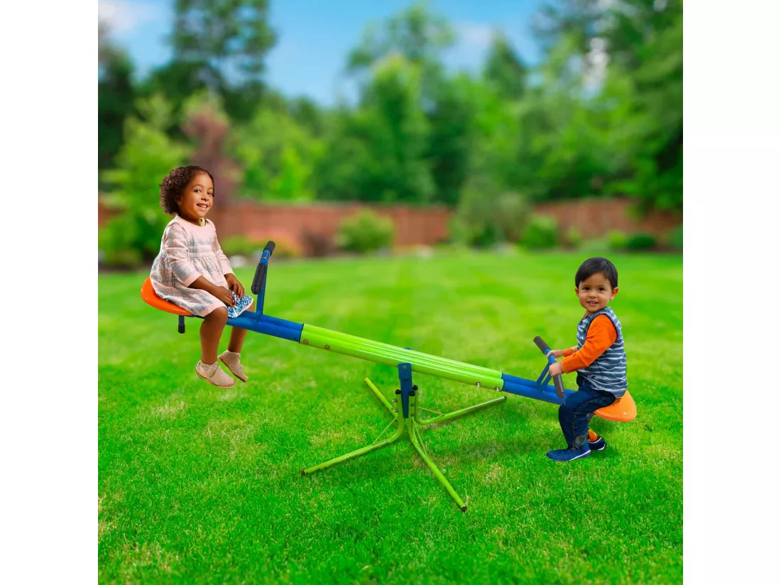 Olywee - Balançoire à bascule rotative à 360° pour enfants 3-8 ans