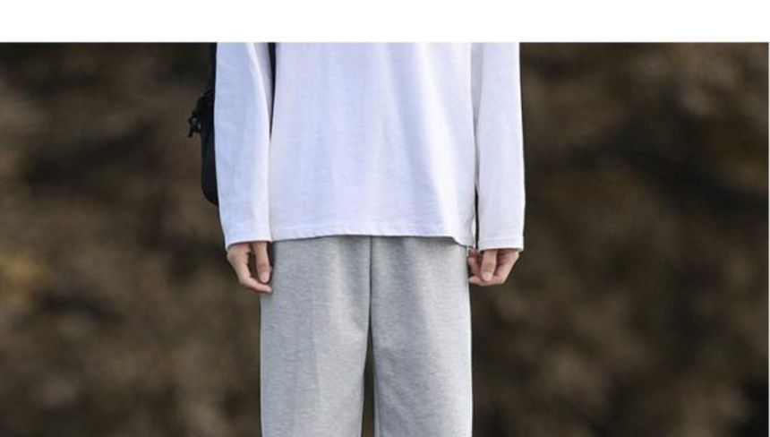 Sinlarity - Halfhoge effen cropped harem-joggingbroek